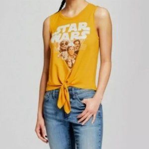 Star Wars Tie Front Tank Top, L
